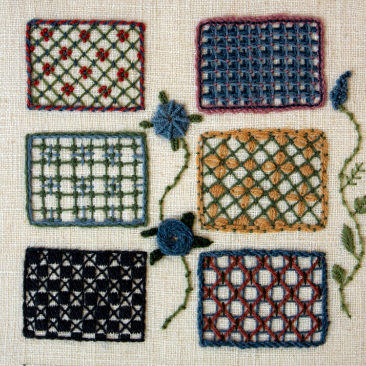 Tuesday, November 28, 6 – 9 pm
James Morehouse
Jacobean crewel embroidery is stitched with wool thread on lined twill. This beginner workshop is perfect for those interested in learning basic and frequently used stitches in crewel. Work in a sampler format to learn various trellis stitches, knots, cross, and chain. These stitches provide a good introduction and foundation for crewel, and can be applied to many other types of embroidery and future crewel design classes.

Materials fee is $15, payable to the instructor at the time of class.

**See supply list of items to bring to class**

Click here to download supply list



Instructor Bio:

James Morehouse has been embroidering for about 50 years, starting as a teenager. He studied at the Royal School of Needlework in London where he earned his certificate in technical hand embroidery. Jacobean crewel, silk shading, and gold work are his main areas of interest, and he enjoys creating traditional designs for church use and for pleasure.  Morehouse’s embroideries have won blue ribbons and sweepstakes at the Minnesota State Fair.



Review our COVID-19 Safety Protocols at Textile Center here.
Want to become a member and receive the member price when you register? Click HERE to check out our membership levels, add a membership to the cart, and save 10% on all classes plus other benefits, including supporting a great organization!