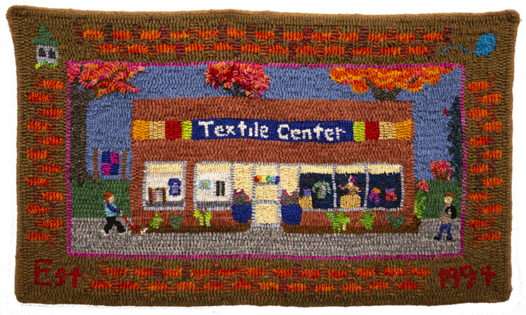 Fridays, June 16, 30, and July 14, 12 – 4 pm
Katie DeCosse
Have a bit of rug hooking experience and want the chance to learn the ins-and-outs and improve on your traditional rug hooking skills? Join us for this multi-session workshop where you will design, hook, and bind your very own small rug. Students will also have the opportunity to use a number of tools familiar to all rug hookers--different stands, hooks, cutting devices, and frame styles. By the end of the course, you'll be well on the way to a completed project! Please come to class with a simple design idea that is no larger than 16