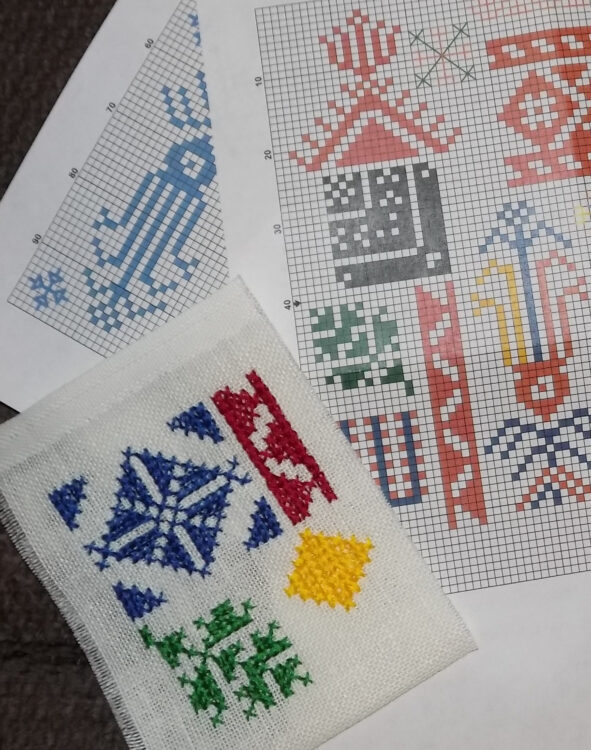 Tuesday, July 18, 10 am – 1 pm
Peg Deppe
The embroiders of Salé, Morocco, historically used two counted thread techniques when creating their richly embroidered samplers: double running stitch and long-armed cross stitch. Learn to create samples in the Salé style while discussing the history of embroidery in Morocco and medieval Egypt! Create a Salé style bookmark using double running stitches, close-worked herringbone stitches, and long-armed cross stitches. Suitable for beginners and more experienced stitchers who are interested in counted thread embroidery. If you enjoyed Blackwork Embroidery, you’ll love Salé embroidery!
Materials fee is $10, payable to the instructor at the time of class.
**See supply list of items to bring to class**
Click here to download supply list.




Instructor Bio:
Peg Deppe learned to embroider and crochet at an early age, and in college she became interested in ethnic and historic costume and related needle arts. Currently a freelance dress and textiles instructor and scholar, Deppe has traveled to England, Turkey, Egypt, and Morocco to pursue her studies. She holds graduate degrees (MS, PhD) in textile history and dress ethnography from the College of Design at the University of Minnesota-Twin Cities.



NOTE: Under SHIPPING in your shopping cart, PLEASE CHECK “CLASS/EVENT: NO SHIPPING REQUIRED