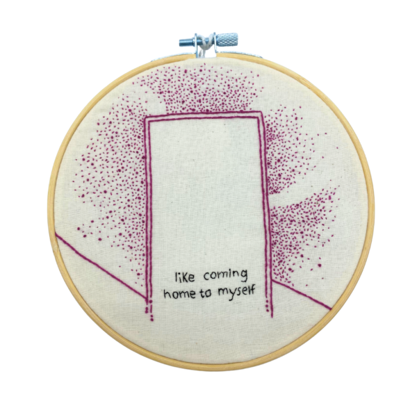 Cat Stricklan Embroidered Hanging - Image 2