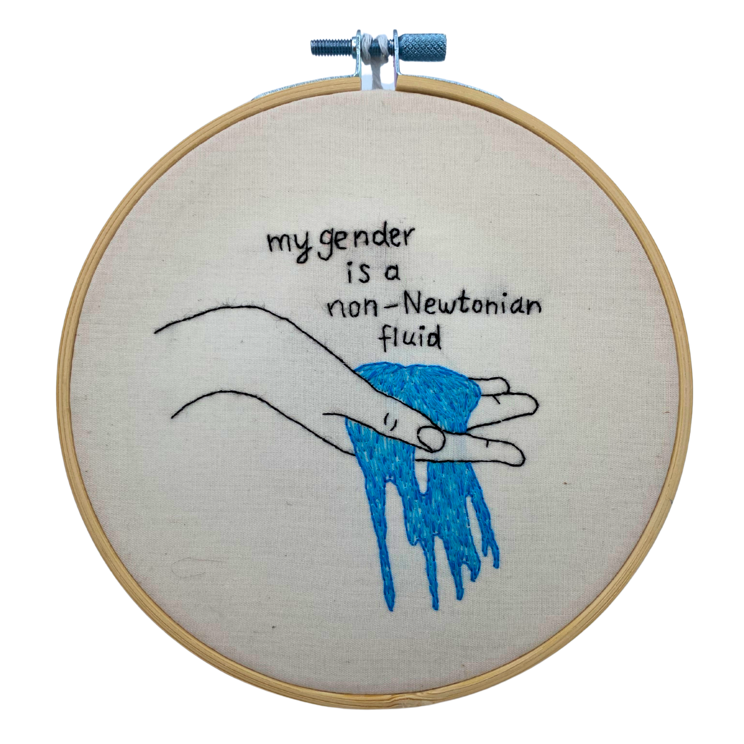 Cat Stricklan Embroidered Hanging - Image 4