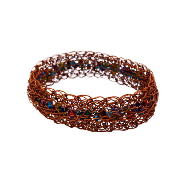 Karen Searle Knit Wire Bangle - Image 2