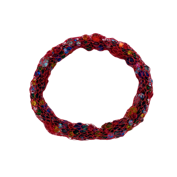 Karen Searle Knit Wire Bangle