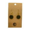 Kelsey Barajas Leather Dot Dangle Earrings