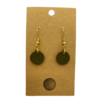 Kelsey Barajas Leather Dot Dangle Earrings - Image 2