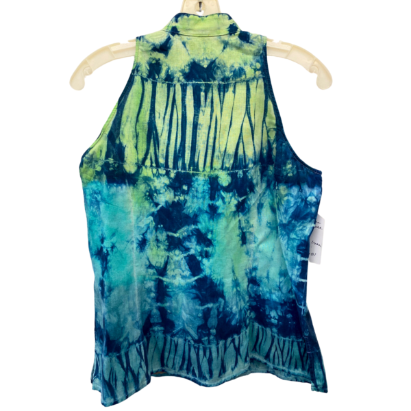 Mary Mortenson Linen Sleeveless Blouse - Image 2