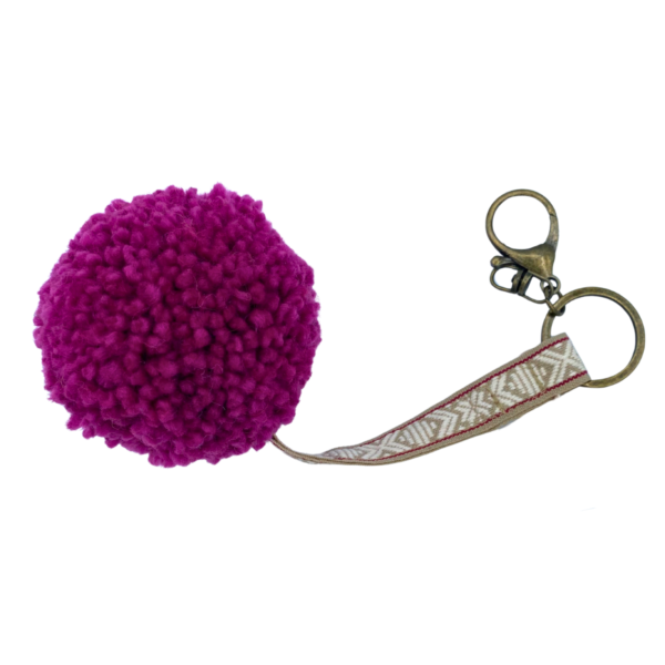 Carin Ekstrand-Anderson Pom Pom Key Chain - Image 2