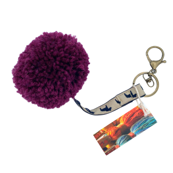 Carin Ekstrand-Anderson Pom Pom Key Chain - Image 3