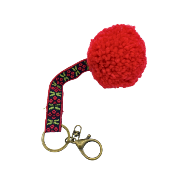 Carin Ekstrand-Anderson Pom Pom Key Chain - Image 4