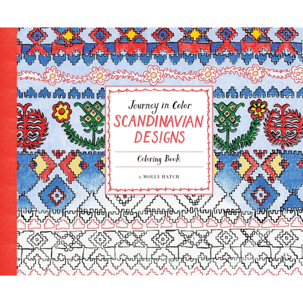 Journey in Color: Scandinavian Designs Coloring Book