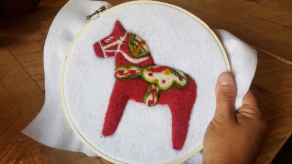 Laura Berlage Dala Horse Needle Felting Kit
