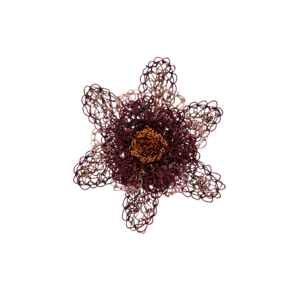 Karen Searle Large Floral Brooch