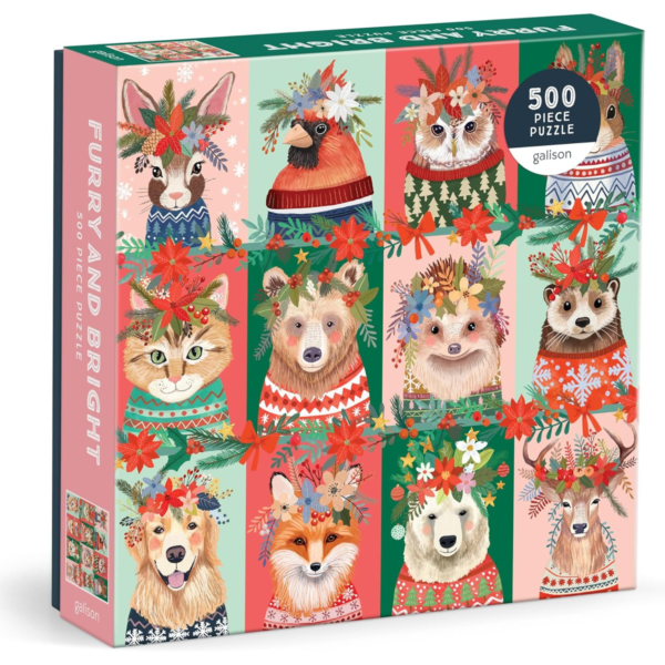 Furry and Bright 500 Piece Puzzle