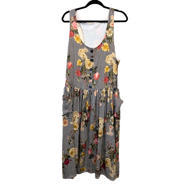 Lee Bradford Floral Stripe Dress