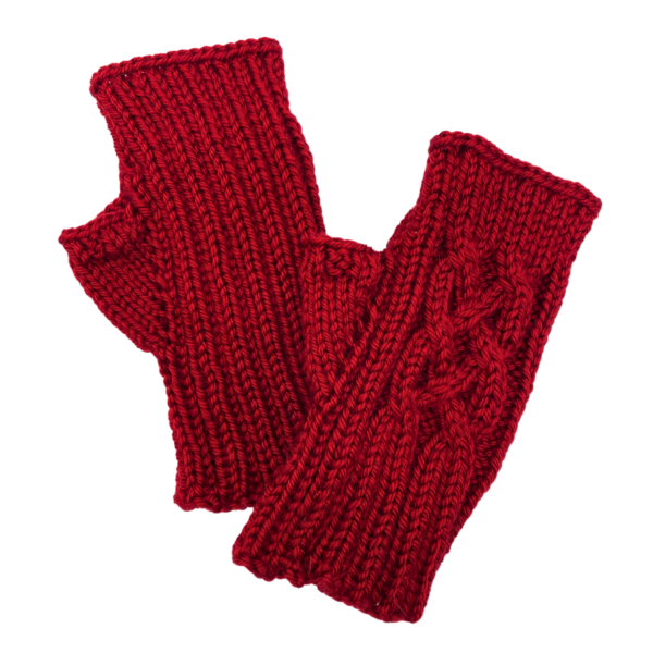 Olivia Beech Fingerless Mitts - Image 2