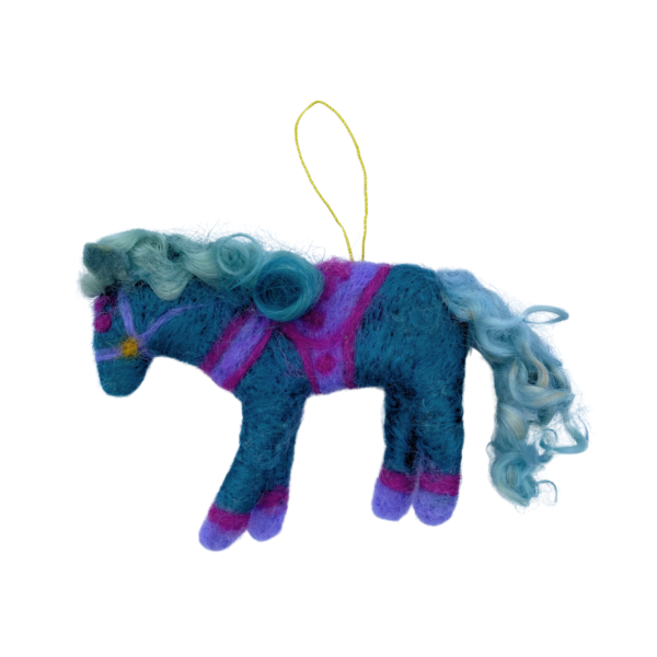 Kendra Hunding Dala Horse Ornament - Image 7