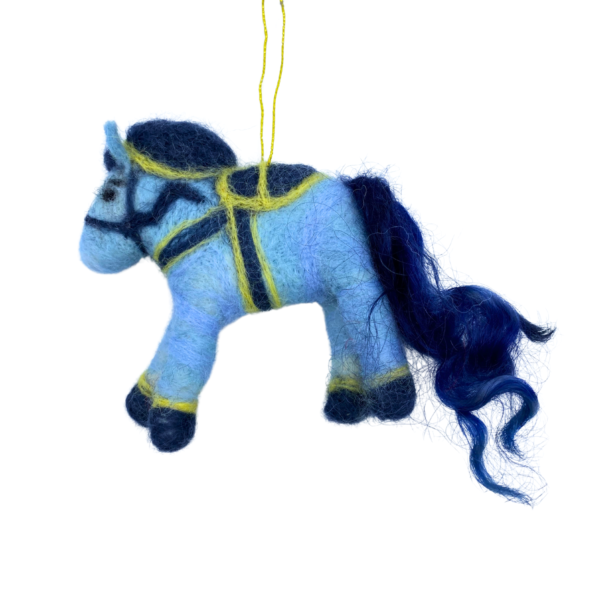 Kendra Hunding Dala Horse Ornament - Image 4