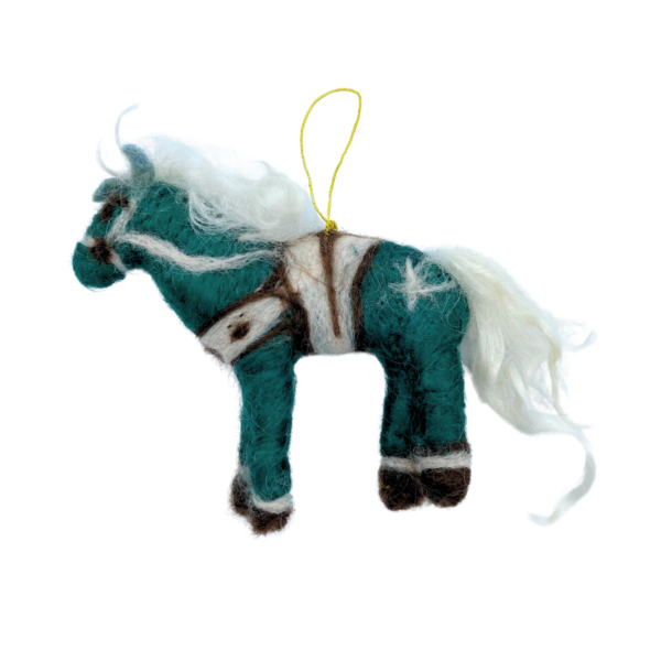 Kendra Hunding Dala Horse Ornament - Image 2
