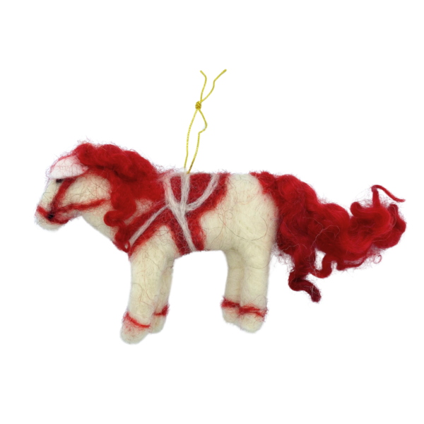 Kendra Hunding Dala Horse Ornament - Image 4