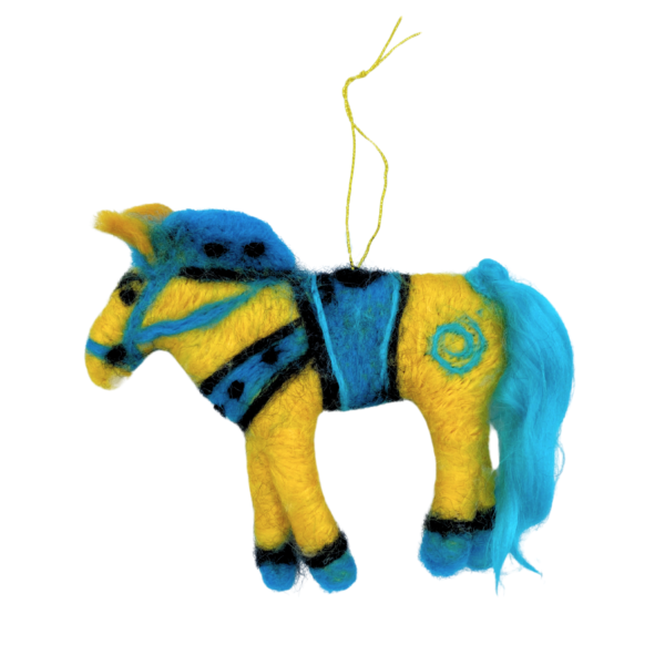 Kendra Hunding Dala Horse Ornament - Image 5