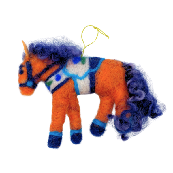 Kendra Hunding Dala Horse Ornament - Image 6