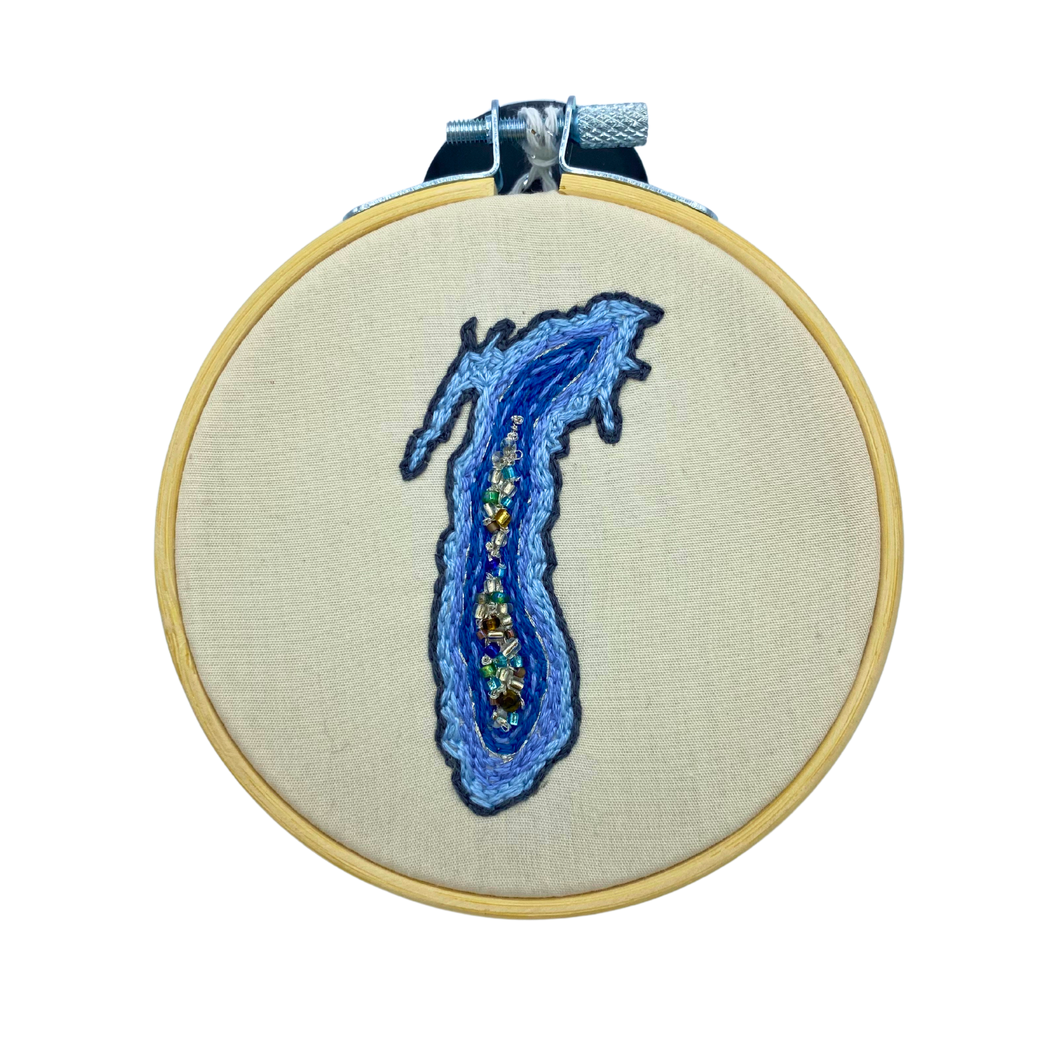 Cat Stricklan Embroidered Lakes - Image 2