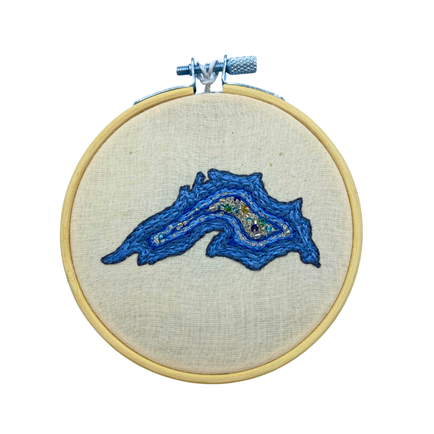 Cat Stricklan Embroidered Lakes - Image 2