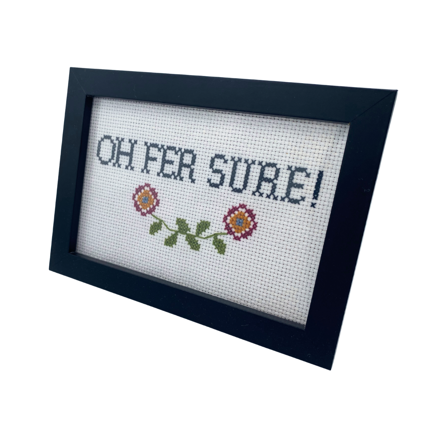 Sonia Han Cross-stitch Framed Art - Image 2