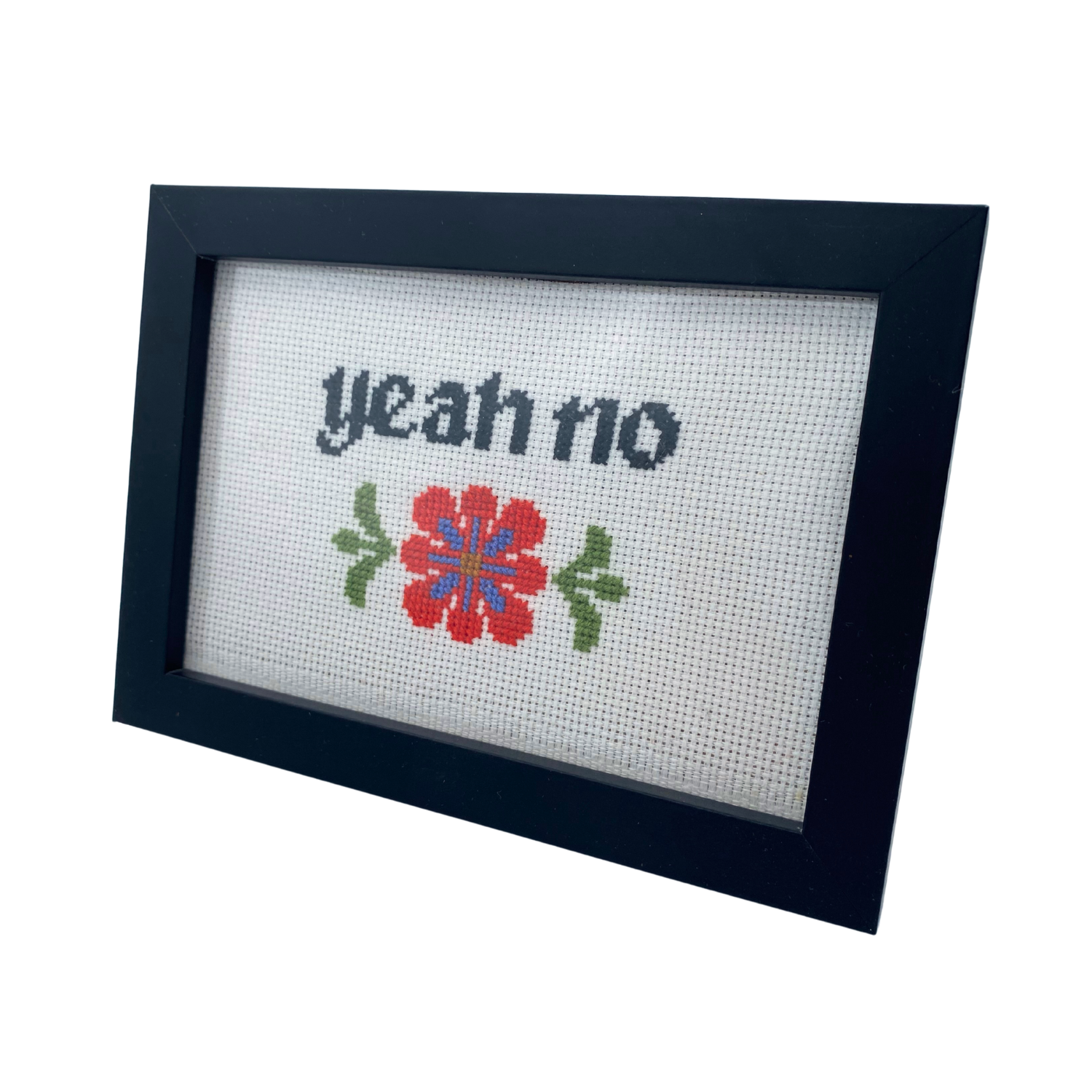 Sonia Han Cross-stitch Framed Art - Image 3