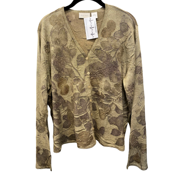 Helane Monsour Metallic Sweater