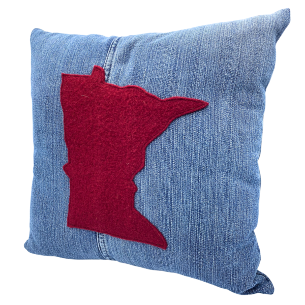 Rachel Obermoller Denim Pillow - Image 2