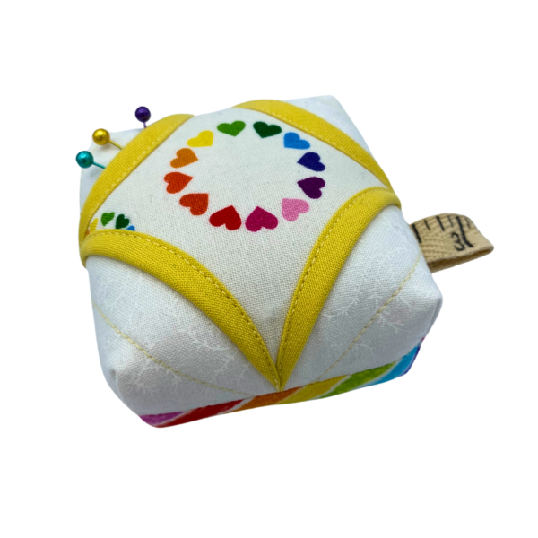 Jan Tharp Cathedral Window Pin Cushion - Image 3