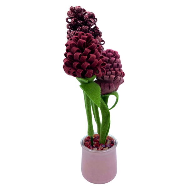 Etoile Jensen Wool Hyacinth Floral Arrangement - Image 9