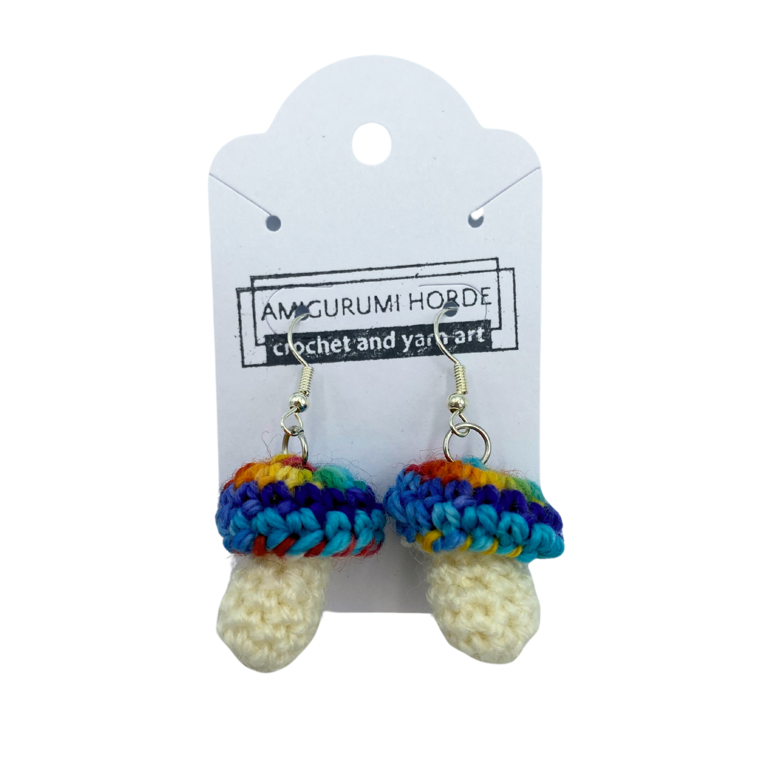 Lydia Hansen Crochet Mushroom Earrings - Image 2