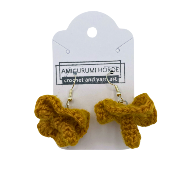 Lydia Hansen Crochet Mushroom Earrings - Image 2
