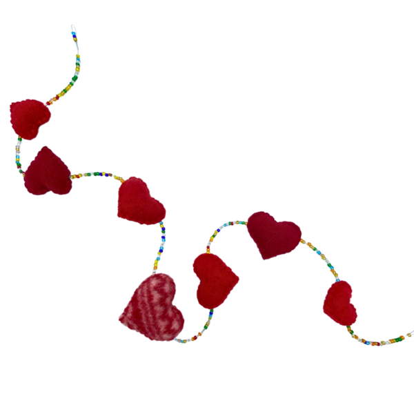 Rachel Obermoller Heart Garland with Beads - Image 4