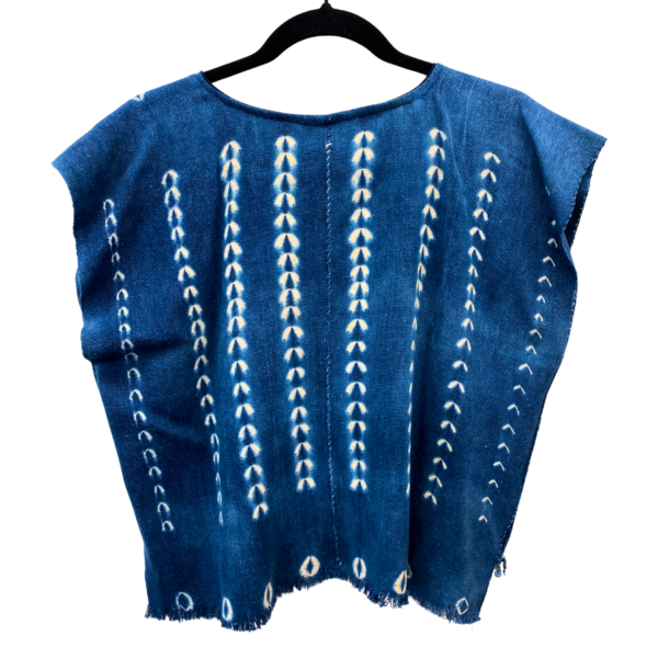 Melissa Alness Indigo Fringe Top - Image 2