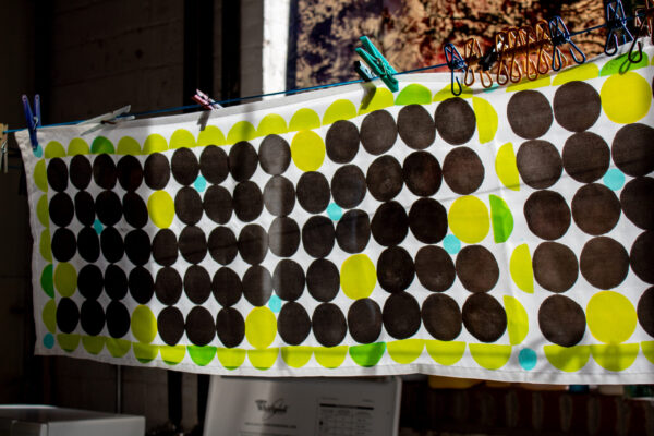 Hand Block Printing in the Bauhaus Style