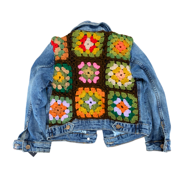 Danielle Claseman Kid's Upcycled Denim Jacket - Image 2