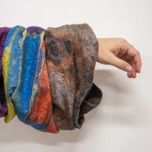 Nuno Felted Cowl