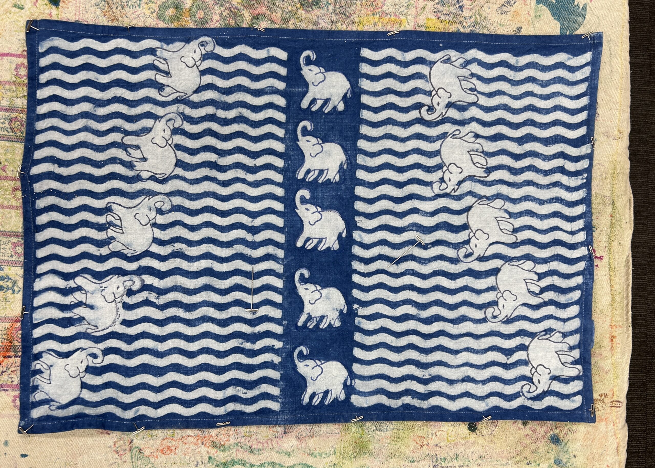 Mud Resist Dyeing with Indigo - Image 5