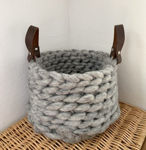 Finger Crocheted Basket