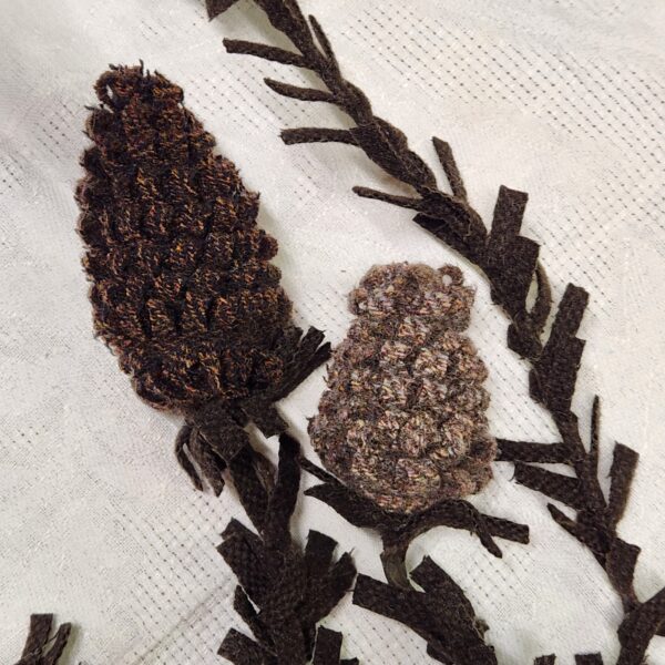 Upcycled Fiber Pine Cones - Image 4