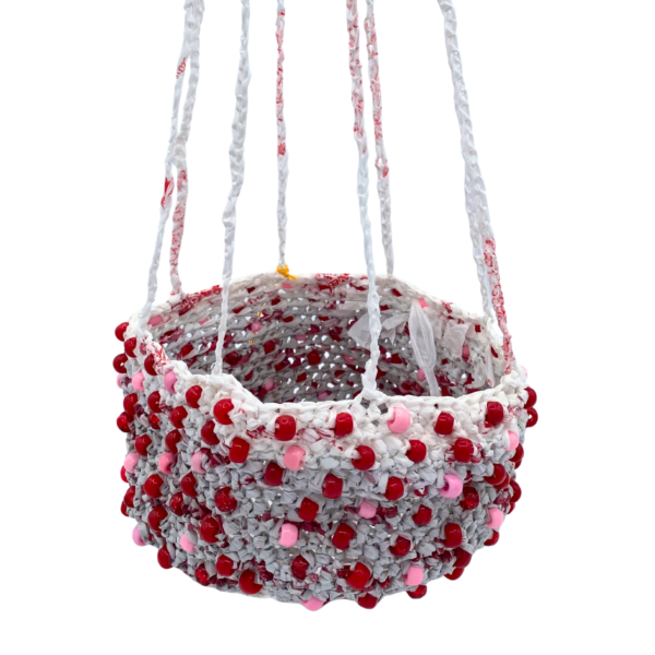 Cool Trash Hanging Planter