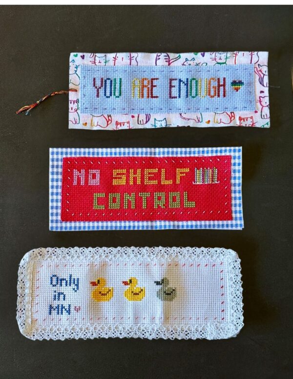Cross Stitched Bookmark