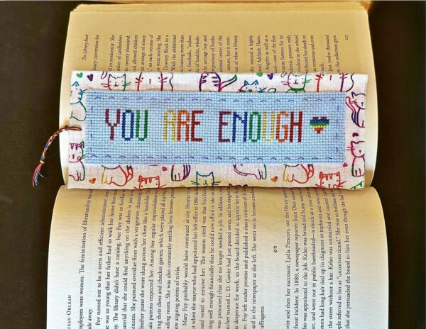Cross Stitched Bookmark - Image 2