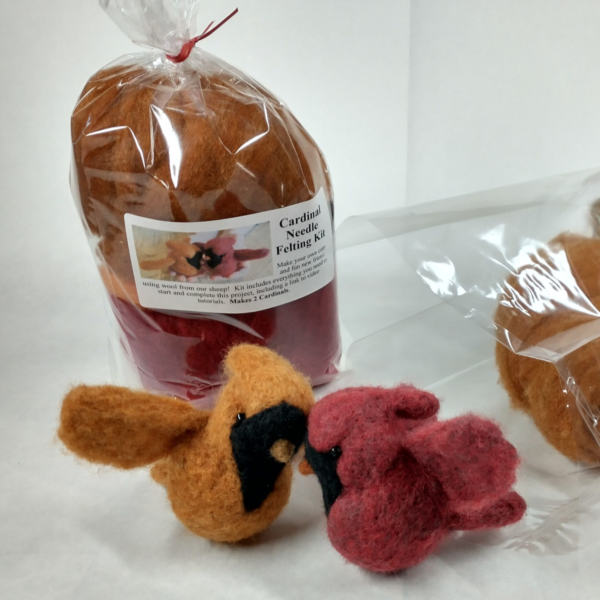 Laura Berlage Cardinal Needle Felting Kit - Image 2