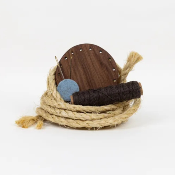 Coiled Basketry Kit - Walnut and Sisal - Image 2