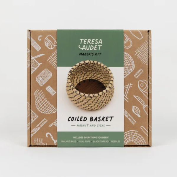 Coiled Basketry Kit - Walnut and Sisal