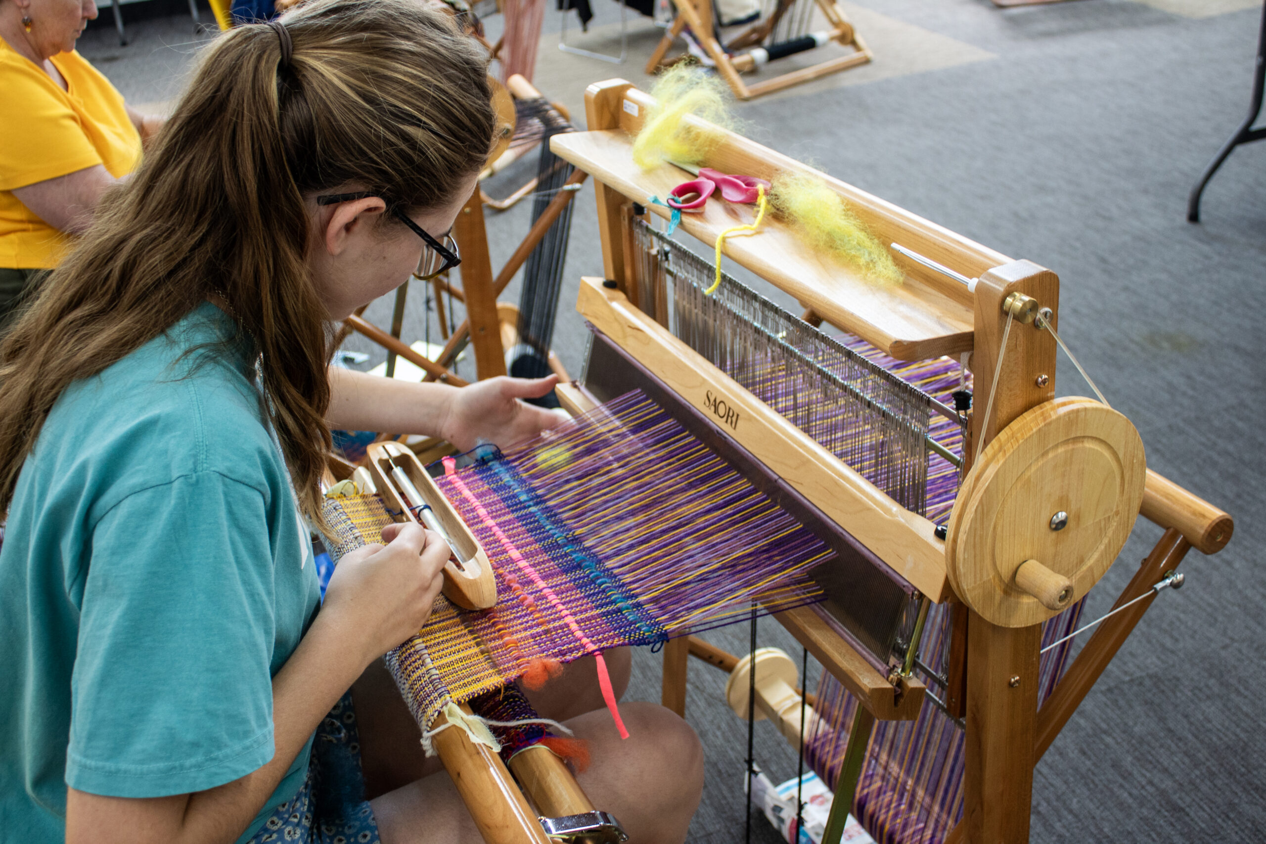 SAORI Weaving - Morning - Image 4